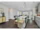 Spacious kitchen island with bar seating and modern amenities at 1412 W 4Th St, Charlotte, NC 28208