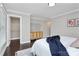 Spacious bedroom showing decor, closet door and dresser, perfect for relaxation at 1412 W 4Th St, Charlotte, NC 28208