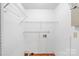 Walk-in closet with white wire shelving at 1504 Andicot Ln, Shelby, NC 28152