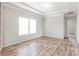 Bright living room with hardwood floors and recessed lighting at 3648 Plainfield Dr, Shelby, NC 28150