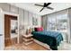 Comfortable bedroom featuring a soft bed, large window for natural light and interior door view at 5380 Pembrey Dr # Lot 26, Denver, NC 28037