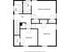 Second floor plan showcasing the primary bedroom and other bedrooms with convenient bathroom access at 5623 Eastbrook Rd, Charlotte, NC 28215