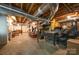 Unfinished basement space ideal for storage or renovation, with exposed pipes and utilities at 7230 Ridge Lane Rd, Charlotte, NC 28262