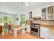 Bright kitchen featuring updated appliances and ample countertop space at 7230 Ridge Lane Rd, Charlotte, NC 28262