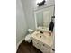 Cozy powder room with modern fixtures and stylish design at 9003 Brad Ct, Matthews, NC 28104
