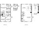 Floor plan of a two-story home, featuring the upper and main level layouts at 1358 Holden Sw Ave, Concord, NC 28025