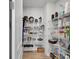 Walk-in pantry with wire shelves, maximizing storage space and organization at 138 Marron Dr # 25, Indian Trail, NC 28079