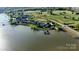 Lakeside community featuring waterfront homes and boat docks with expansive green space and scenic views at 140 Sisters Cove Ct, Mooresville, NC 28117