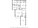 Layout of the floor plan, highlighting the kitchen, bedrooms, bathrooms, and the living room at 1682 Sandpiper Dr, Rock Hill, SC 29732