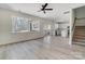 Living room features hardwood floors and lots of natural light at 176 Forest Creek Dr, Statesville, NC 28625