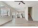 Spacious living room features hardwood floors and lots of natural light at 176 Forest Creek Dr, Statesville, NC 28625