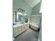 Elegant bathroom featuring a freestanding tub, double vanity, and a bright and airy atmosphere at 1901 Benjamin Dr, Salisbury, NC 28146