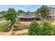 Outdoor restaurant seating with lush landscaping at 220 Chandeleur Dr, Mooresville, NC 28117
