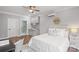Inviting bedroom with light gray walls, a kitchenette, and a comfortable bed at 2200 Stratford Ave, Charlotte, NC 28205