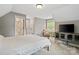 The spacious bedroom features a sitting area, a tv, and neutral tones at 358 Grassy Ridge Ct, Clover, SC 29710