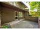 Covered patio with views of the home's exterior at 3625 Colony Crossing Dr, Charlotte, NC 28226