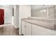Open kitchen area showcases granite counters and seamlessly connects to the dining and living spaces at 3625 Colony Crossing Dr, Charlotte, NC 28226