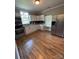 The recently remodeled kitchen features modern appliances, and plenty of cabinet space at 402 California St, York, SC 29745