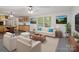Bright living room featuring modern furniture, art, and ample natural light at 4757 Mountain View Ln, Maiden, NC 28650