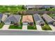 Beautiful aerial view of the home with manicured lawns and well-maintained landscaping at 4831 Looking Glass Trl, Denver, NC 28037