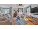 Inviting living room featuring hardwood floors, comfortable seating and natural light at 528 1St Nw Ave, Hickory, NC 28601