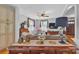 Cozy living room with hardwood floors, detailed trim and neutral decor at 528 1St Nw Ave, Hickory, NC 28601