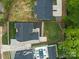 Aerial view of the property showcases the well-manicured lawns, landscaping, and neighborhood layout at 5511 Fairview Rd, Charlotte, NC 28209