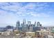 Downtown skyline featuring modern buildings, offering a glimpse of urban living and city views at 7115 Capstan Ter, Charlotte, NC 28269