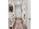 Inviting entryway with hardwood floors, console table, and stylish decor at 9077 Myrna Dr, Gastonia, NC 28056