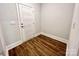Mud room with tile floor next to a white painted door at 1035 Gardenia Dr # 51, Mt Ulla, NC 28125