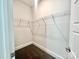 Well-organized walk-in closet featuring ample metal shelving, providing efficient storage solutions at 1035 Gardenia Dr # 51, Mt Ulla, NC 28125