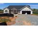 Charming single-story home with a two-car garage and a gravel driveway at 1070 Gardenia Dr # 4, Mt Ulla, NC 28125