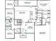 Detailed floor plan showcasing the home's layout, including bedrooms, bathrooms, and living spaces at 1070 Gardenia Dr # 4, Mt Ulla, NC 28125