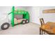 Playful bedroom featuring a truck-shaped bunk bed, creating a unique and fun space at 108 Castleview Ln, Mooresville, NC 28115