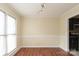 Bright dining area featuring a large window and convenient access to the kitchen area at 1121 Thoroughbred Nw Pl, Concord, NC 28027