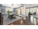 Open concept dining area with plenty of natural light at 12942 Blakemore Ave, Huntersville, NC 28078