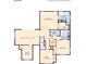 Second floor plan layout of home with primary bedroom and additional bedrooms at 12942 Blakemore Ave, Huntersville, NC 28078