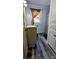 Bathroom featuring a vanity, storage, and a shower with a curtain at 1306 Brantley Rd, Kannapolis, NC 28083