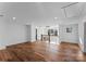 Bright living room featuring hardwood floors, recessed lighting, and large windows providing ample natural light at 13453 Portside Ln, Lancaster, SC 29720