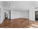 Expansive living area boasts hardwood floors, recessed lights, and access to other rooms in the house at 13453 Portside Ln, Lancaster, SC 29720
