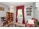 This bedroom features a great reading nook at 1730 Deer St, Charlotte, NC 28214
