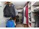 This walk-in closet has ample space and shelving at 1730 Deer St, Charlotte, NC 28214