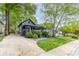 Charming home with well-manicured lawn and a inviting front porch and gravel driveway at 1824 Umstead St, Charlotte, NC 28205