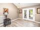 Cozy dining area featuring access to the deck, with room for small table at 215 Raleigh Nw St, Concord, NC 28027