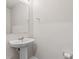 Half bathroom featuring a pedestal sink and modern fixtures at 221 Century Dr, Salisbury, NC 28147