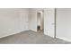 Light bedroom with soft gray carpet and large closet at 221 Century Dr, Salisbury, NC 28147