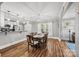 Dining room view to kitchen features an open floor plan at 2222 Moose Rd, Kannapolis, NC 28083