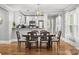 Dining room view to kitchen features an open floor plan great for entertaining at 2222 Moose Rd, Kannapolis, NC 28083
