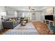 Bright and airy living room featuring hardwood floors, modern decor, and ample natural light at 2222 Moose Rd, Kannapolis, NC 28083