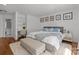 Bright bedroom with hardwood floors, a study nook, and a plush rug that adds warmth and comfort at 3019 Sunset Dr, Charlotte, NC 28209
